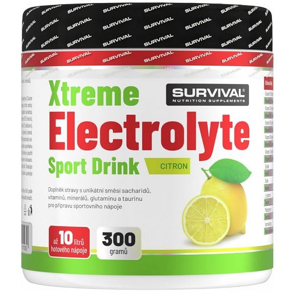 Survival Xtreme Electrolyte Sport Drink - 300 g, citron