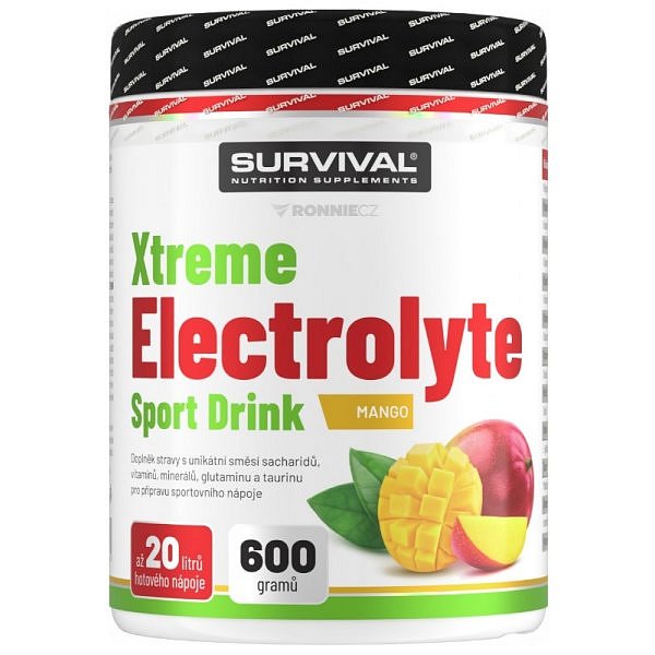 Survival Xtreme Electrolyte Sport Drink - 600 g, citron