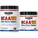 Survival BCAA 4:1:1 Ultra Pure Tablets - akce 400 tbl + 250 tbl zdarma